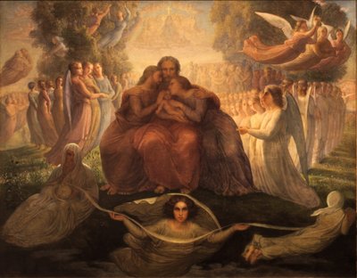 Poem of the Soul - Divine Generation by Louis Janmot